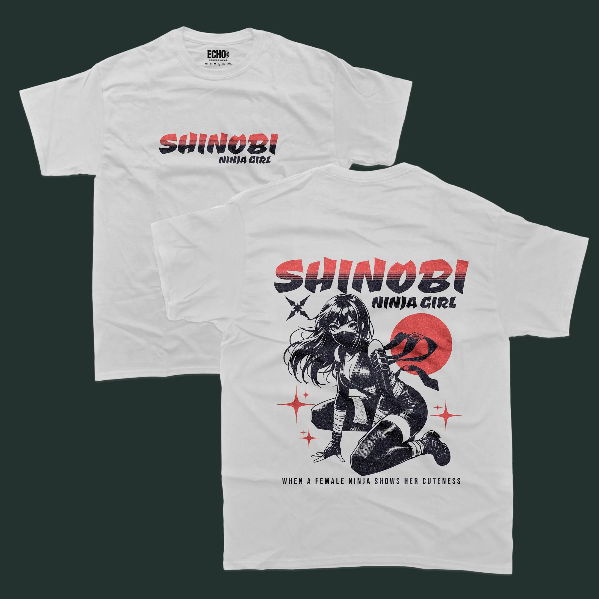 76 Shinobi Ninja Girl Majica