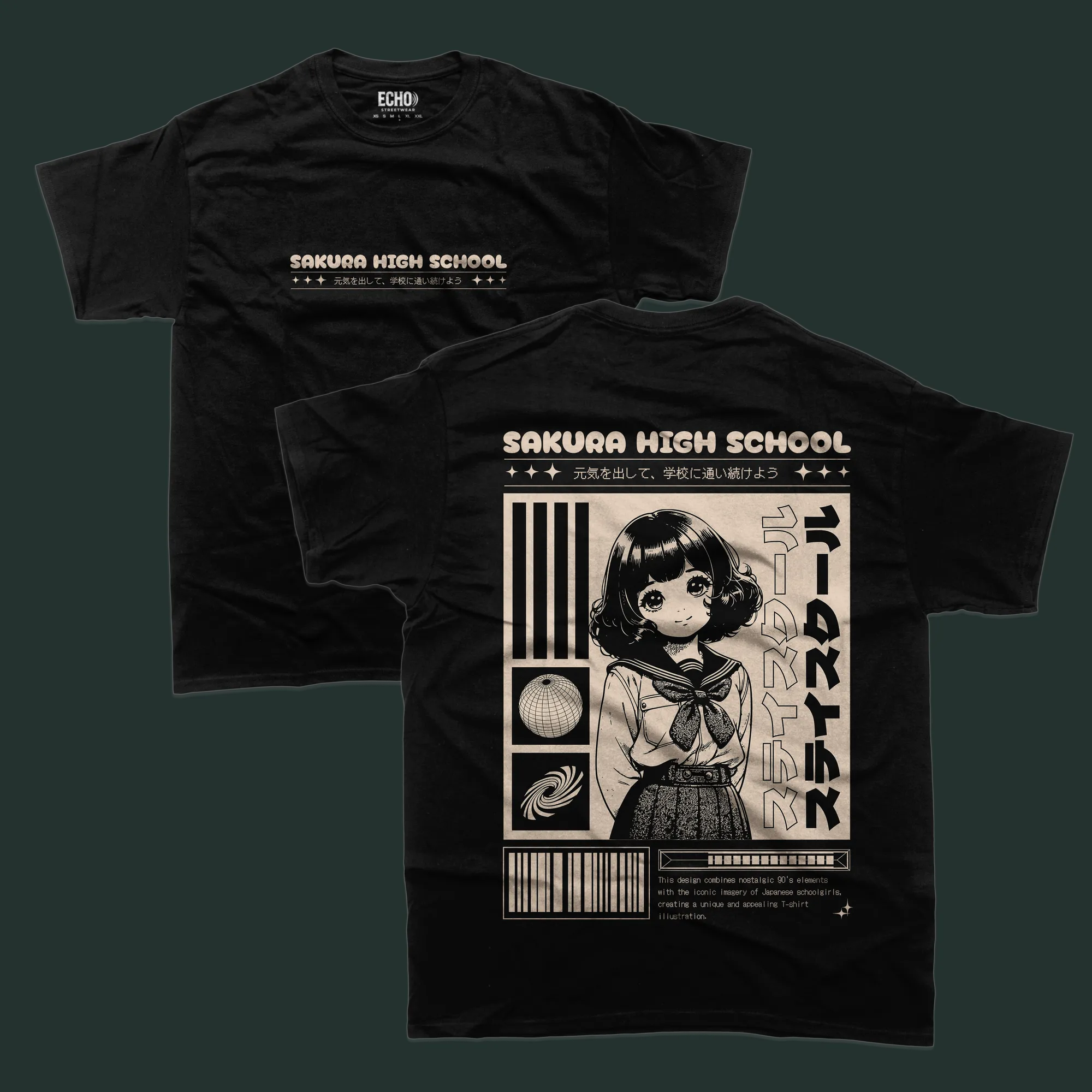 96 Sakura High School Majica