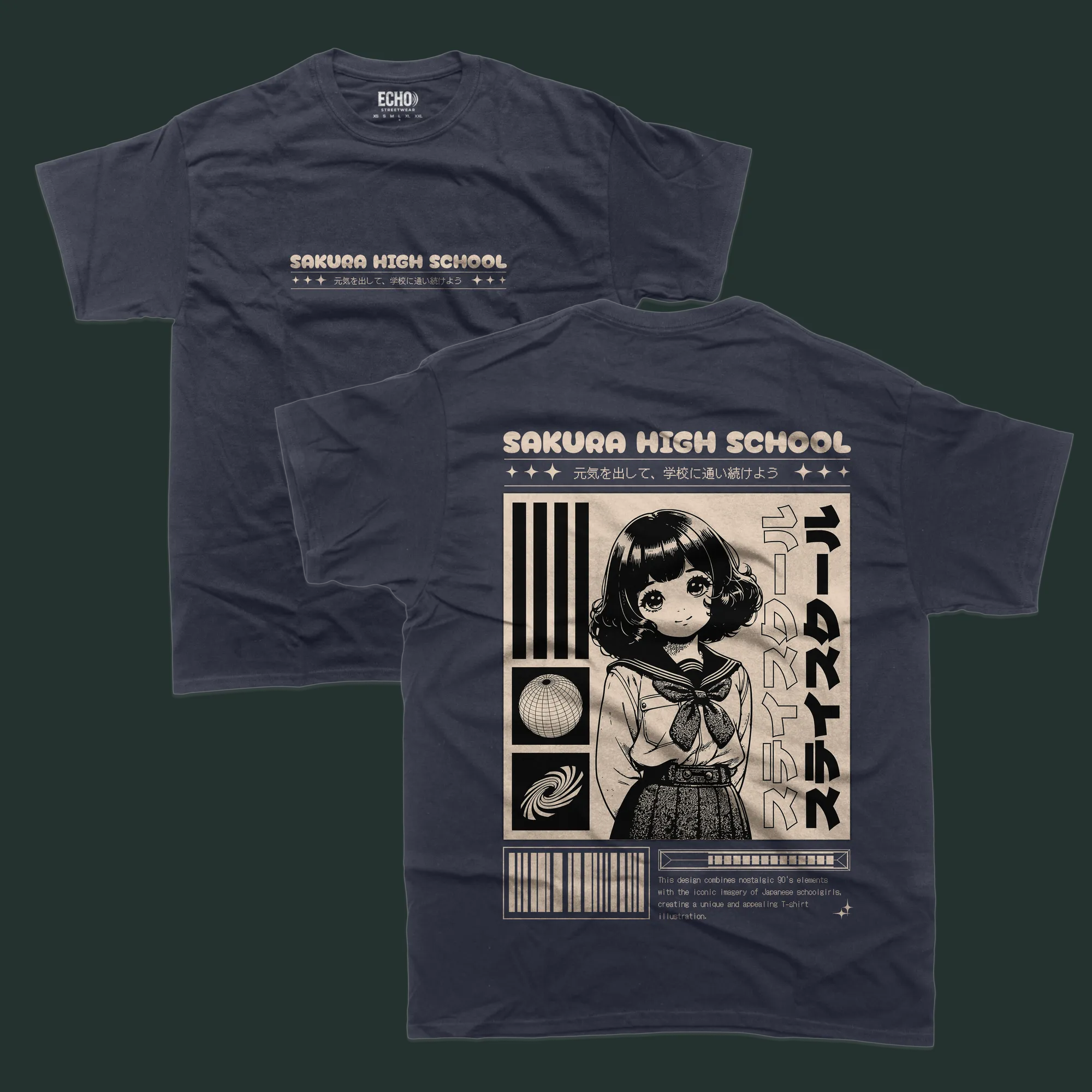 96 Sakura High School Majica